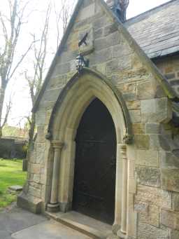 Door of Whitworth Parish Church © DCC 2016